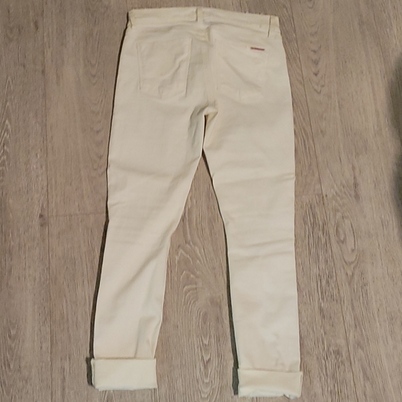 Hudson white distressed skinny jean sz 26 - Picture 4 of 6